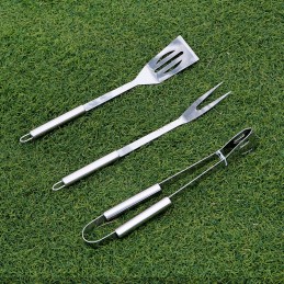 Priedų rinkinys bbq-a1 nerūdijančio plieno griliui 3in1 + lagaminas