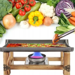 Non-stick picnic grill pan