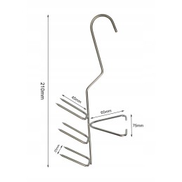 Kabliukai stambiai žuviai rūkyti, didelei muselei, 5 vnt