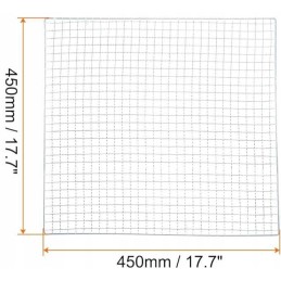 Kvadratinės tinklinės grotelės kepsniams, 2 vnt., 18 colių