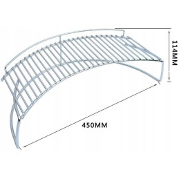 57 cm skersmens grilio grotelės, papildomas lygis grotelėms