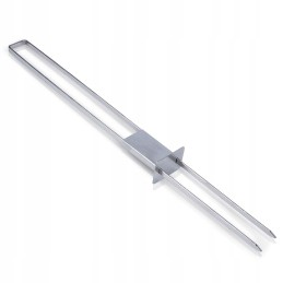 Plieniniai dvigubi kebabo iešmai 36 cm 4 vnt.