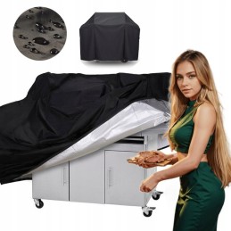 Grilio dangtis xxl brezentinis dangtelis, atsparus vandeniui, stiprus, atsparus dangtis