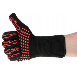 ✴️Karščiui atsparios orkaitės grilio pirštinės, 2 vnt