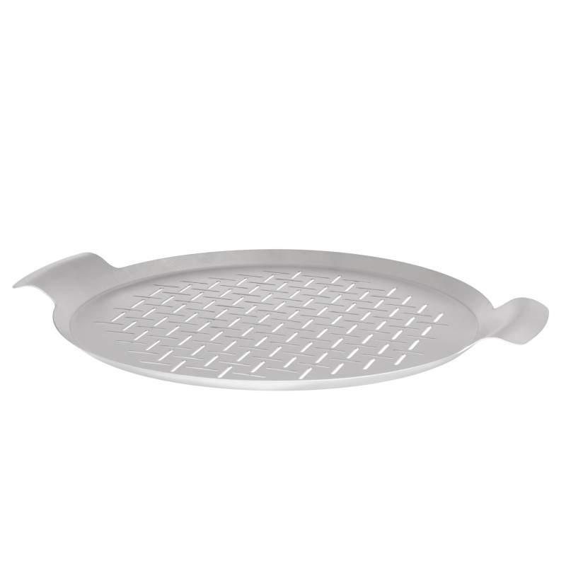 Nerūdijančio plieno daugkartinio naudojimo grilio padėklas daržovėms, mėsai, ø33cm mustangas
