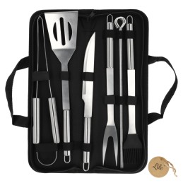 Grilio priedai dėkle