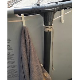 Baseino rankšluosčių kabykla šone