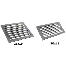 Ketaus židinio grotelės krosnelės židiniui 23x19