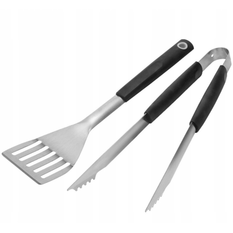 Menteles žnyplės grilio grotelių valymo 46cm rinkinys