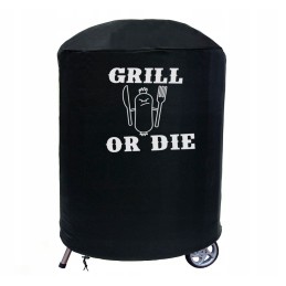 Užvalkalas griliui, tvirtas, atsparus dujinis grilis su užrašu 90x59x69 cm