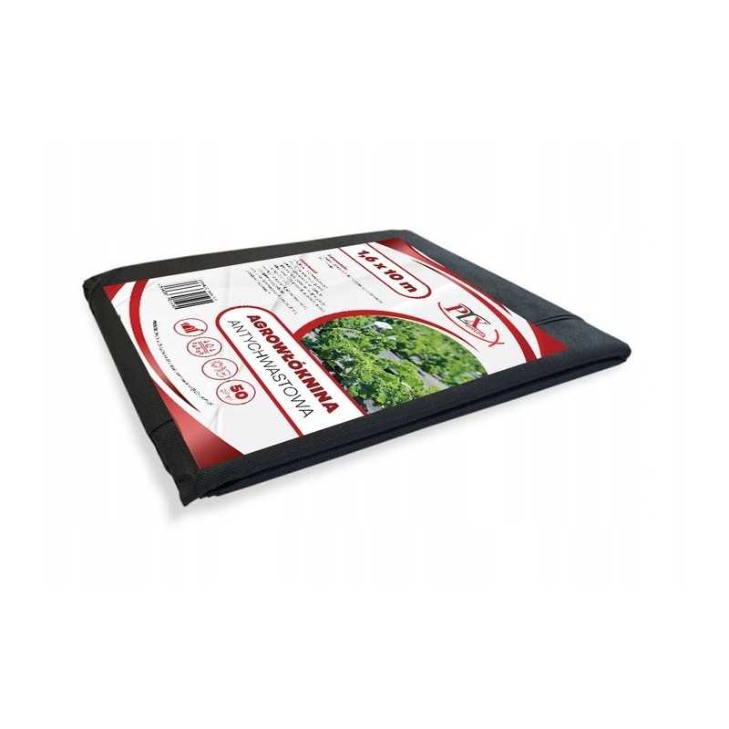Juoda nuo piktžolių agrotekstilė 1,6x 10m 50gr/m2 plx