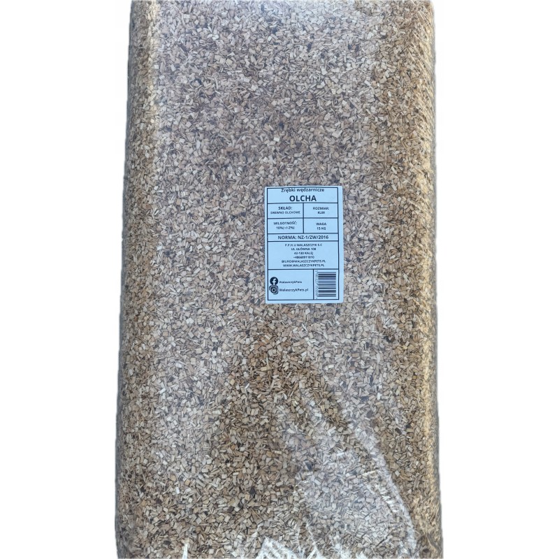 Alksnio rūkymo jaunikliai cl08 15 kg 60l