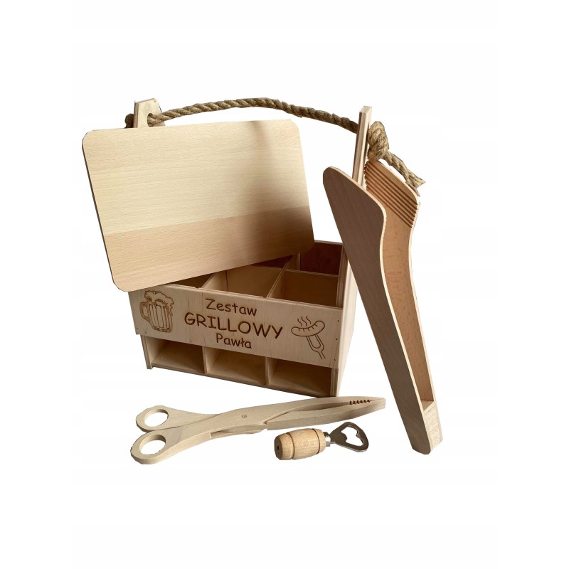 Kepsninės rinkinys, alaus laikiklis ir priedai