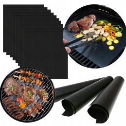 Grilio kilimėlis Tefloninis grilio kilimėlis 10 vnt 40 x 33 cm 10 vnt komplektas