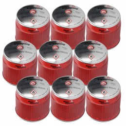 Dujų kasetė 190g dujos krosnelei Planika, lutlamps, Alpen camping x9