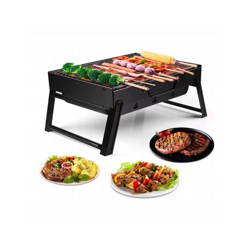 Anglies grilis kempingas nešiojamas sulankstomas stovyklavimo lagaminas