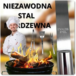 Kepsninės komplektas su prijuoste, kepsninės įrankiai, stalo įrankiai, prijuostė