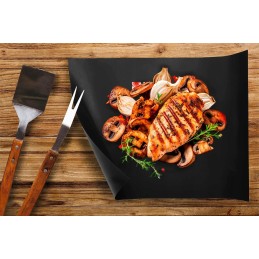 Tefloninis kepimo kilimėlis grilinei orkaitei 40x33 cm, rinkinyje 10 vnt