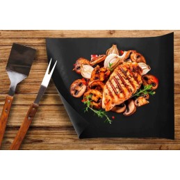 Tefloninis kepimo kilimėlis grilinei orkaitei 40x33 cm, rinkinyje 10 vnt
