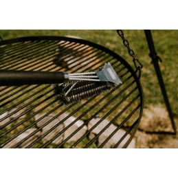 Vielinių grotelių valymo šepetys + nemokamas grandiklis, atidarytuvas, premium