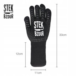 ️ 2x pirštinės kepsniui, laužui, virtuvei, karščiui atsparios, apsauginės &lt, 800°C - 2 vnt.