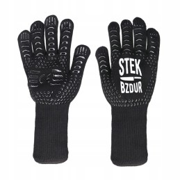 ️ 2x pirštinės kepsniui, laužui, virtuvei, karščiui atsparios, apsauginės &lt, 800°C - 2 vnt.