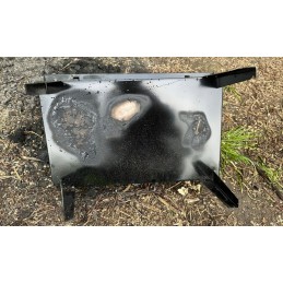 Turistinė nešiojama anglių kepsninė, sulankstoma kempingo kepsninė, erdvus lagaminas