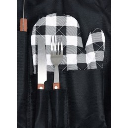 BBQ prijuostė su priedais 8 dalys žaislas