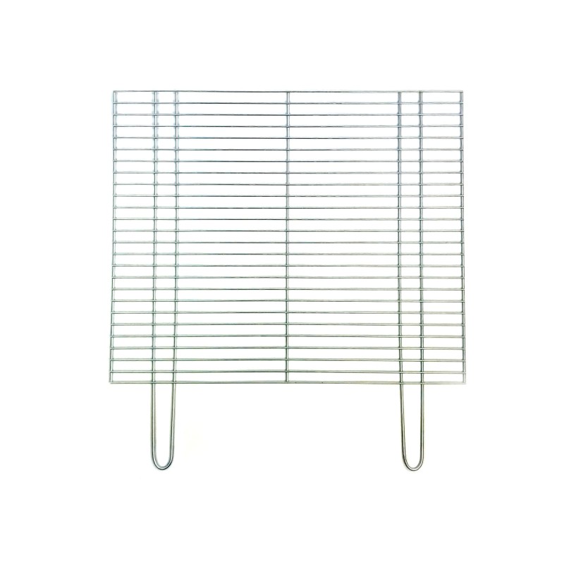 Grilio grotelės 60x50, chromuotos