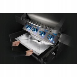 Aluminum drip tray inserts for Napoleon Rogue 425 grills - 3 pieces, 62020