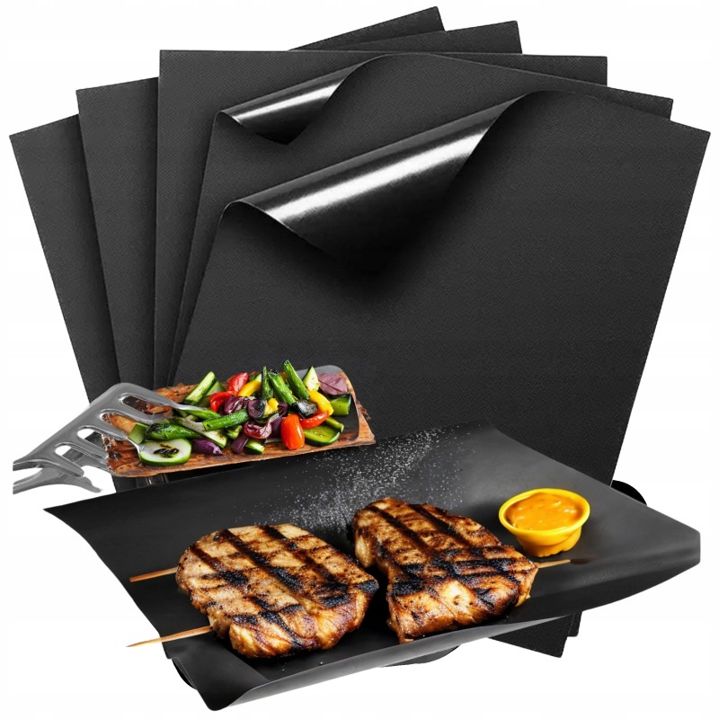 🔥_xDD25_ Tefloniniai grilio kilimėliai 12vnt 🔥