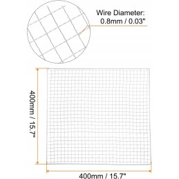 Cinkuotos metalinės grotelės, 40 x 40 cm kvadratinės