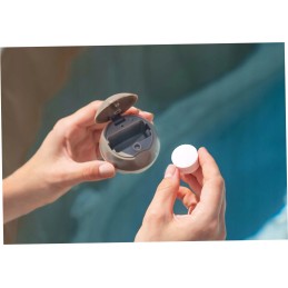 Plaukiojantis intex baseino cheminių medžiagų dozatorius