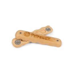 Medinis magnetinis laikiklis ketaus keptuvėms petromax medinė rankena
