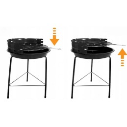 Nn23 turistinis grilis, sodo grilis, reguliuojamos grotelės