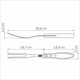 Tramontina - mėsos šakutė 31cm polimedžio 29810086