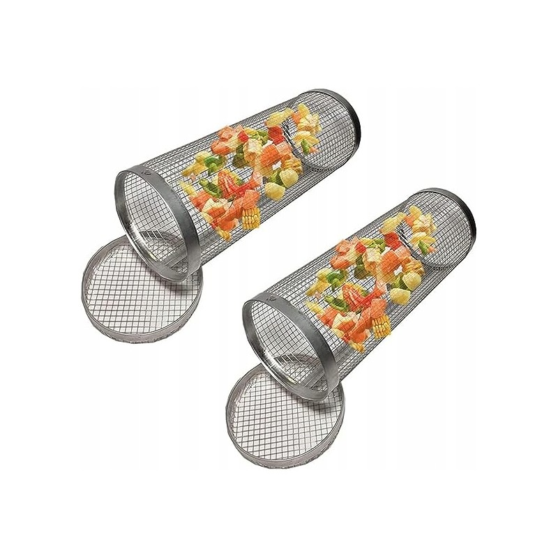 Daržovių kepimo krepšelio grotelės 30 cm rinkinys iš 2