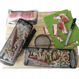 Daržovių kepimo krepšelio grotelės 30 cm rinkinys iš 2