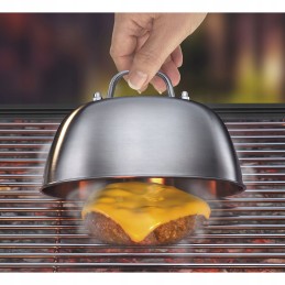 Dangtis mėsainiams kepti ant grotelių 16 x 9,5 cm nerūdijančio plieno kuchenprofi