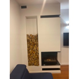 Prabangios malkos, skirtos rūkyti krosnyje ir židinyje be buko vyšnių žievės