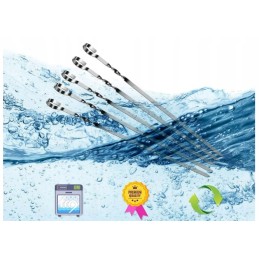 24x metaliniai iešmai kepsninės iešmeliai plieninių iešmelių rinkinys