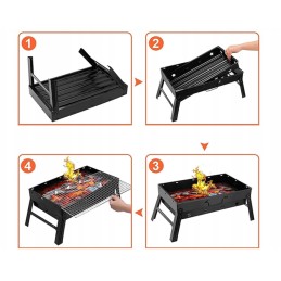 ✅ Nešiojama kempingo turistinė kepsninė, sulankstoma lagamino pavidalu ✅