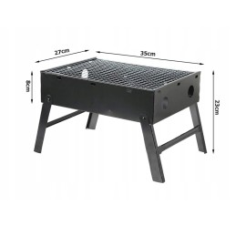 ✅ Nešiojama kempingo turistinė kepsninė, sulankstoma lagamino pavidalu ✅