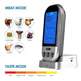 Maisto termometras su zondu - temperatūra 0°C +250°C