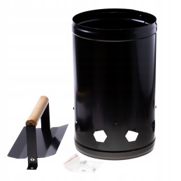 Kaminas anglies briketams griliui uždegti