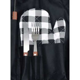 BBQ prijuostė su priedais 8 dalys žaislas