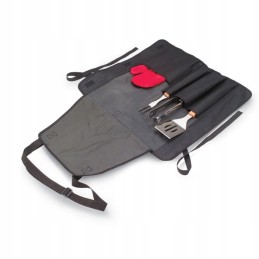 Grilio prijuostė su kepsninės priedais