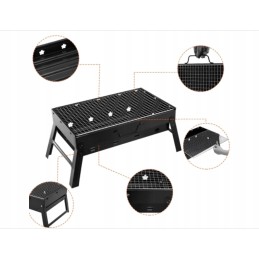 ✅ Nešiojama turistinė sodo kepsninė + nuimamos grotelės - kepkite kur tik norite!