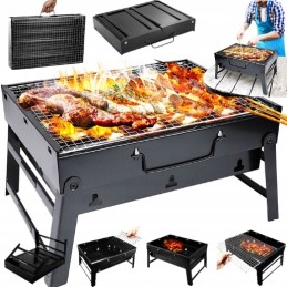 ✅ Nešiojama turistinė sodo kepsninė + nuimamos grotelės - kepkite kur tik norite!