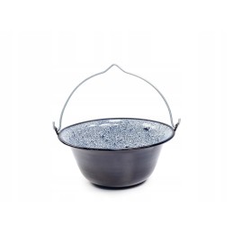 Vengriškas emaliuotas puodas, 14 l, dangtis